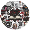10/30/50pcs Dark Romance Reader Stickers Gothic Aesthetic Graffiti Sticker DIY Laptop Scrapbook Guitar Cool Cartoon Decals Pack