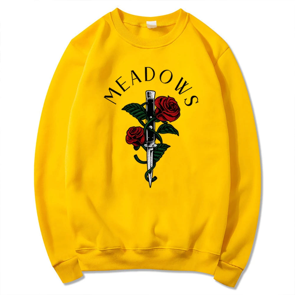 Zade Meadows Sweatshirt Run Little Mouse Hoodie Haunting Adeline Sweater Retro Dark Romance Jumper Unisex Book Lover Sweatshirts