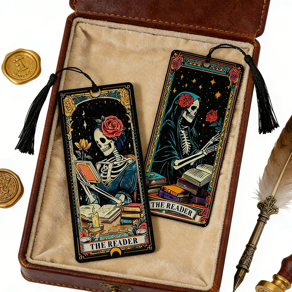 Dark Romance Bookmark for Women Tarot Card Bookmark for Tarot Lovers Fortune-Telling Gift for Friends Book Lover Accessories