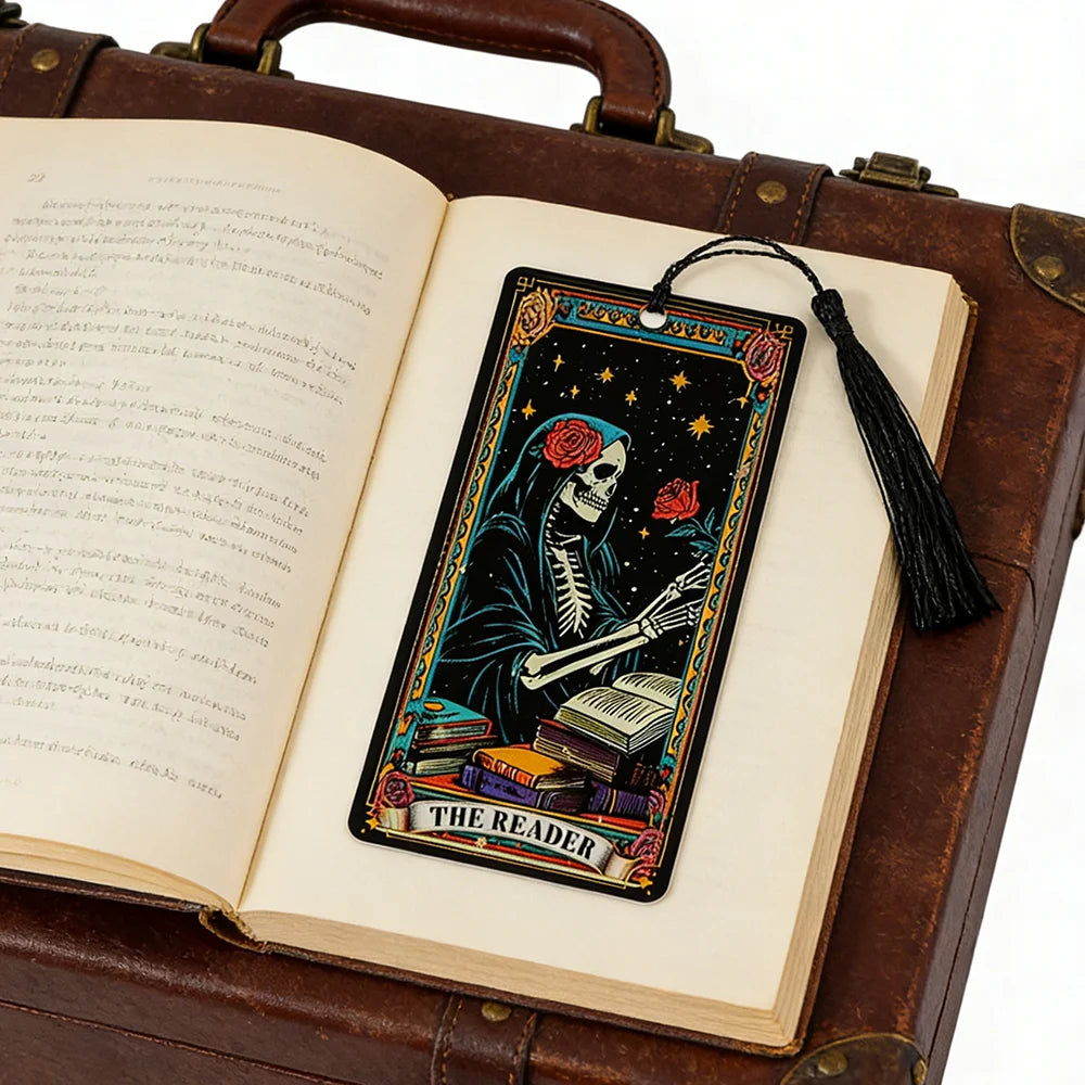 Dark Romance Bookmark for Women Tarot Card Bookmark for Tarot Lovers Fortune-Telling Gift for Friends Book Lover Accessories