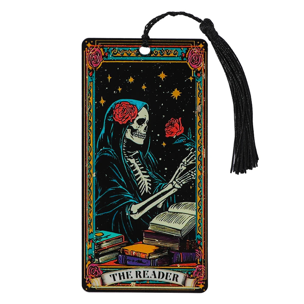 Dark Romance Bookmark for Women Tarot Card Bookmark for Tarot Lovers Fortune-Telling Gift for Friends Book Lover Accessories