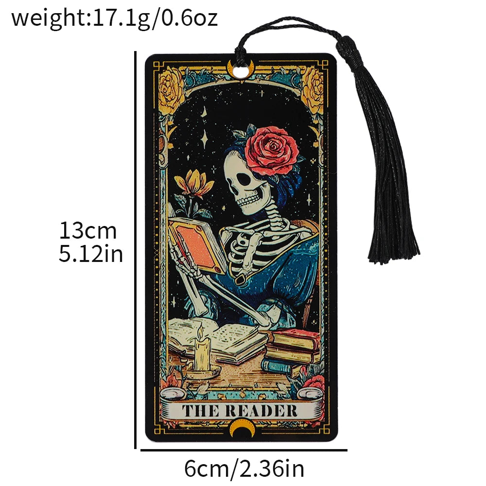 Dark Romance Bookmark for Women Tarot Card Bookmark for Tarot Lovers Fortune-Telling Gift for Friends Book Lover Accessories
