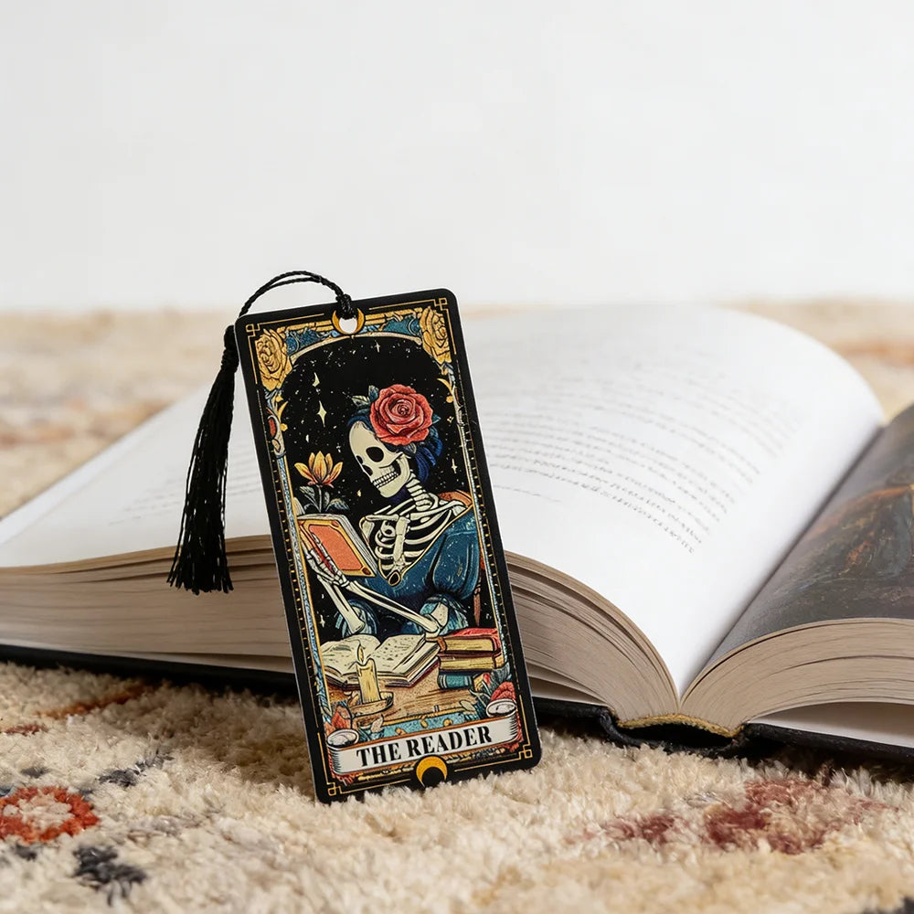 Dark Romance Bookmark for Women Tarot Card Bookmark for Tarot Lovers Fortune-Telling Gift for Friends Book Lover Accessories