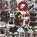 50Pcs Cartoon Dark Romance Reader Stickers Gothic Aesthetic Decals DIY Stationery Laptop Cool Waterproof Stickers