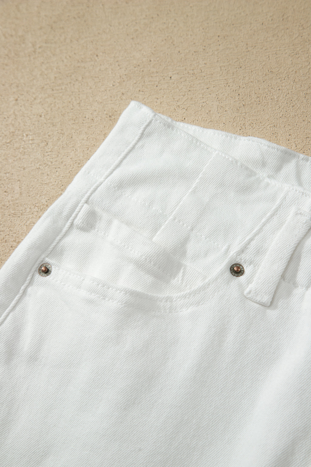 Black 2-Button High Waist Wide Leg Jeans