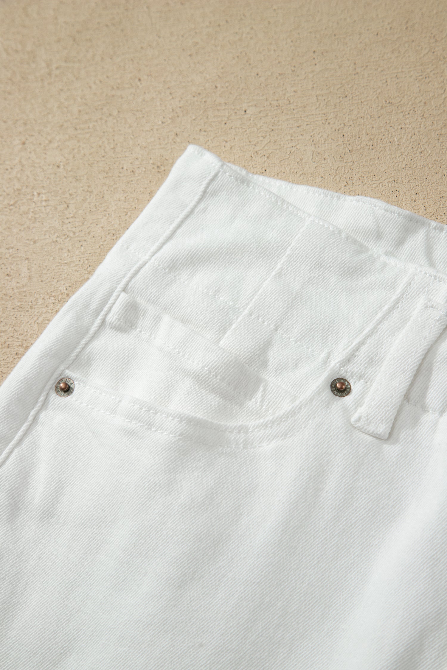 Black 2-Button High Waist Wide Leg Jeans
